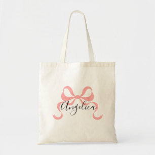 Rosa band Brudtärna Totebag Tygkasse