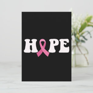 Rosa band cancer medvetenhet bröstcancer hopp inbjudningar