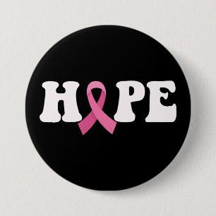 Rosa band cancer medvetenhet bröstcancer hopp  knapp
