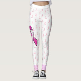 Rosa band för bröstcancer medvetenhet byxor