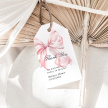 Rosa band hon knutar knuten tack favorit etiketter