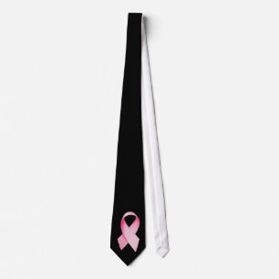 Rosa band i svart slips