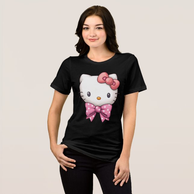 Rosa band kittencharm t shirt (Framsida Full)