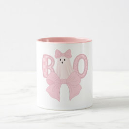 Rosa band lilla Boo flickas Halloween Mugg