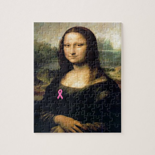Rosa band Mona Lisa Pussel (Vertikal)