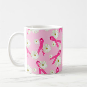 rosa-band och daisy kaffemugg