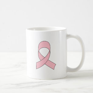 Rosa band ritning kaffemugg