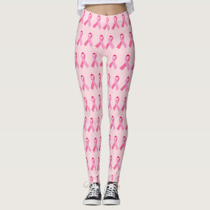 Rosa band som växlar mönster på Light - rosa Leggings