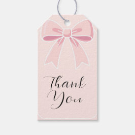 Rosa band söta kokett stuga födelsedagsfest  presentetikett