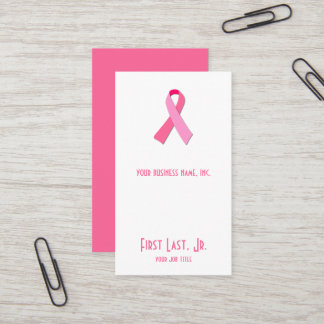 Rosa band visitkort