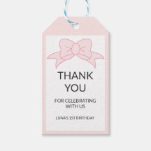 Rosa bandage flicka barn 1-årsdag