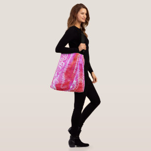 Rosa Bandana Big Bag Axelväska
