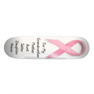 ROSA BANDBRÖSTCANCERMEDVETENHET: SKATEBOARD BRÄDA 20,5 CM