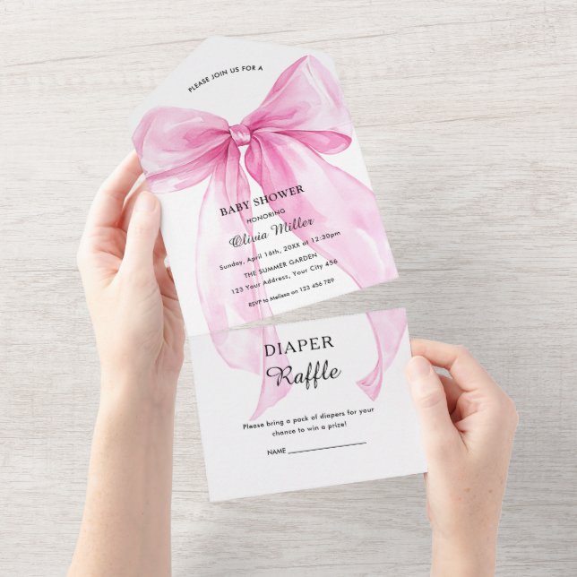 Rosa banderoll baby shower (Avrivbar del)