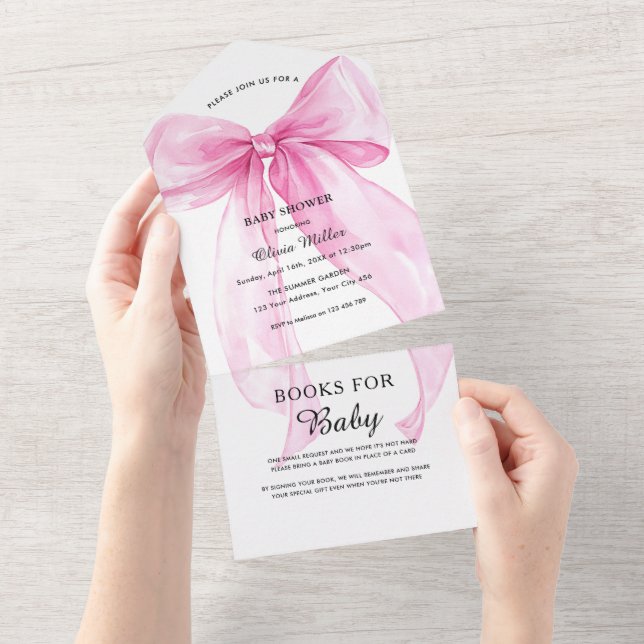 Rosa banderoll baby shower (Avrivbar del)