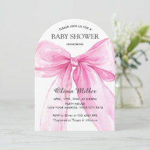 Rosa banderoll baby shower
