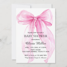 Rosa banderoll baby shower