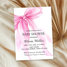 Rosa banderoll baby shower