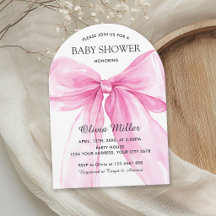 Rosa banderoll baby shower