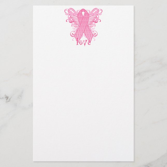 Rosa bandkärlek brevpapper (Framsida)