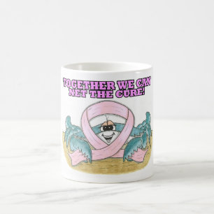 Rosa bandkrabbamugg kaffemugg