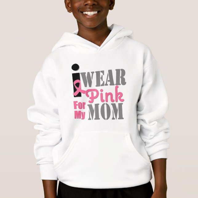 ROSA BANDmamma för BRÖSTCANCER Tee (Framsida)