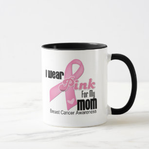 Rosa bandmammabröstcancer mugg