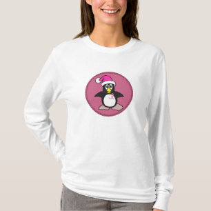 rosa bandpingvin tee shirt