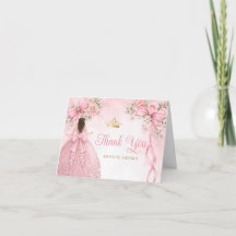 Rosa bandrosett flicka Quinceañera klänning krona