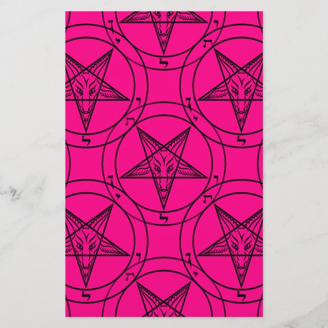 rosa baphomet brevpapper (Framsida)