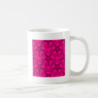 rosa baphomet kaffemugg