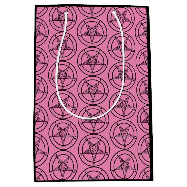 Rosa Baphomet Pentagram Satanic (Framsidan)
