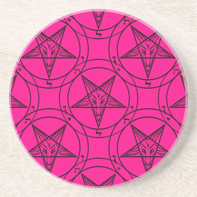 rosa baphomet underlägg sandsten (Framsidan)