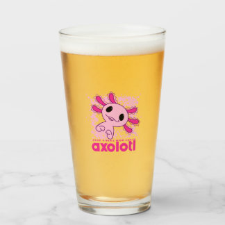 Rosa bara en flicka som Kärlek Axolotl Glaskopp
