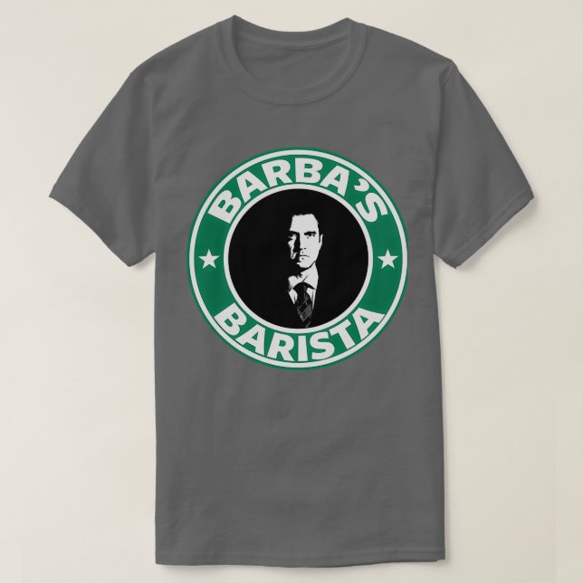 Rosa Barbax27s Barista 2 T Shirt (Design framsida)