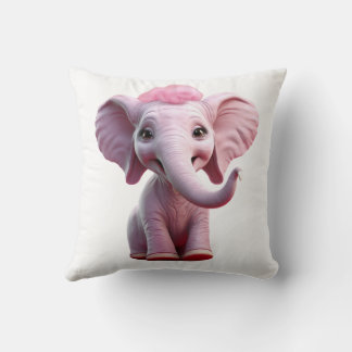 Rosa Barbie Elephant Kudde