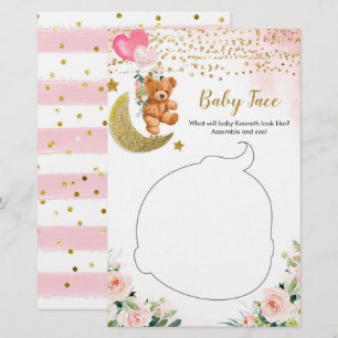 Rosa Barly Baby Shower Baby Ansikte