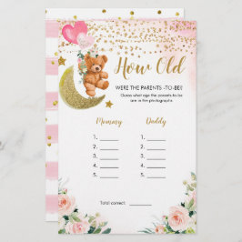 Rosa Barly Baby Shower Hur gammal var föräldrarna?