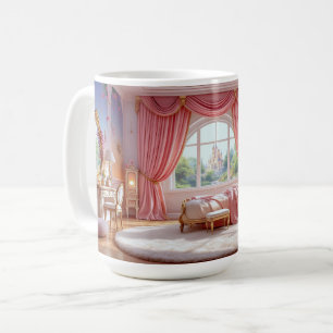 Rosa Barock Kaffemugg