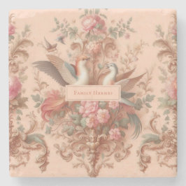 Rosa Baroque Rococo Flower Morris Stenunderlägg