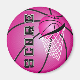 Rosa basket magnet
