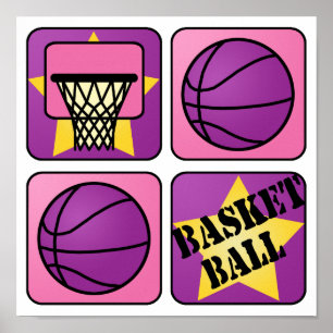 Rosa basket poster