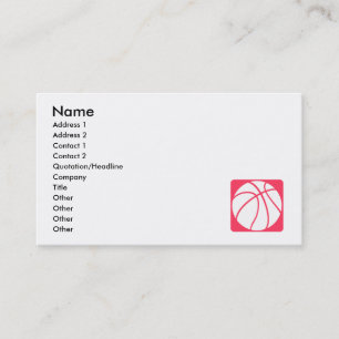 Rosa basket visitkort