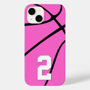 Rosa Basketball Anpassningsbar Player - nummerport