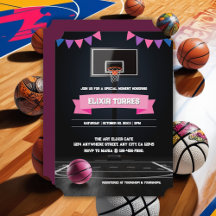 Rosa Basketball Baby Shower Party