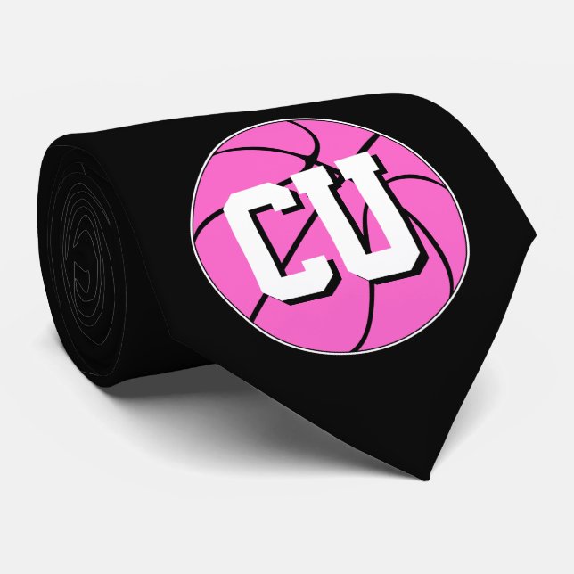 Rosa Basketball Breast Cancer Awareness Game Coach Slips (Rullad)