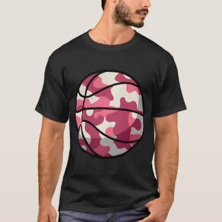 Rosa Basketball Camo - Rosa Camouflage Basketball T Shirt
