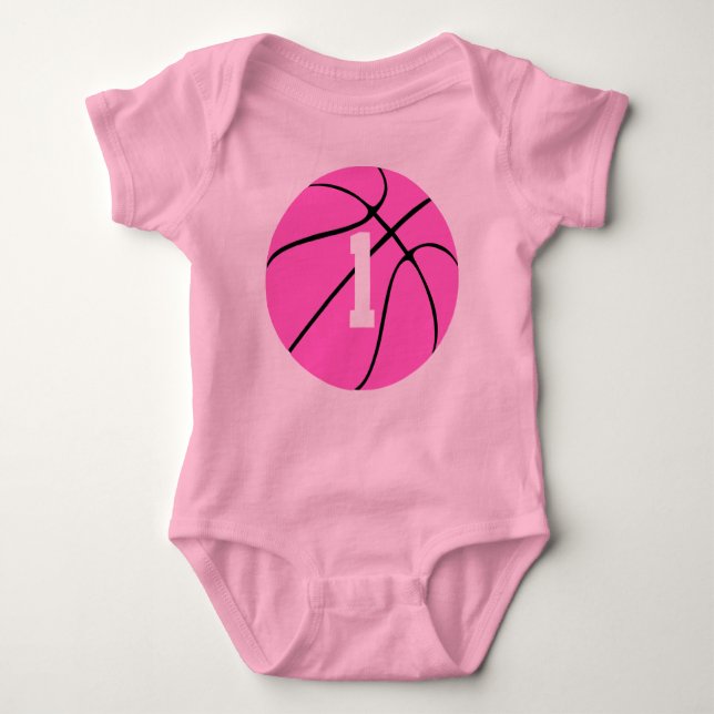 Rosa Basketball T-shirt (Framsida)