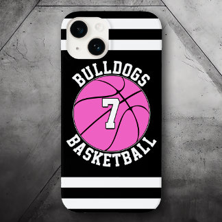 Rosa Basketball Team Namn Player Number Anpassning
