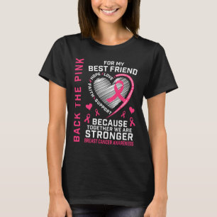 Rosa Bästa vän Breast Cancer Awareness Shirt T